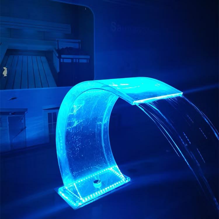 LED Color-Changing Waterfall Blade — Available Fixture
